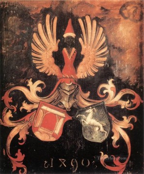  del - Escudo de armas de la Alianza de las familias Durero y Holper Renacimiento del Norte Alberto Durero